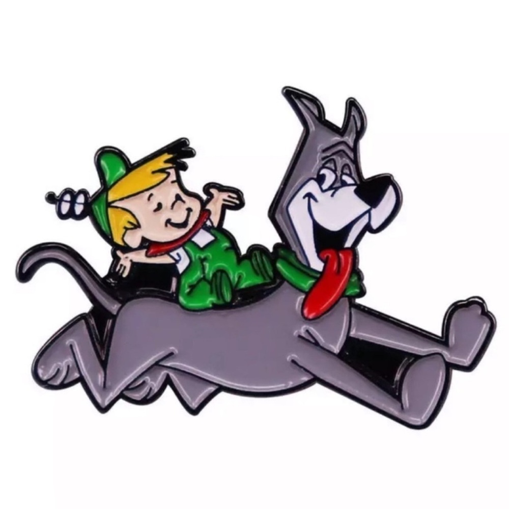 The Jetsons Enamel Pin, 1962 Cartoon, Elroy & Astro